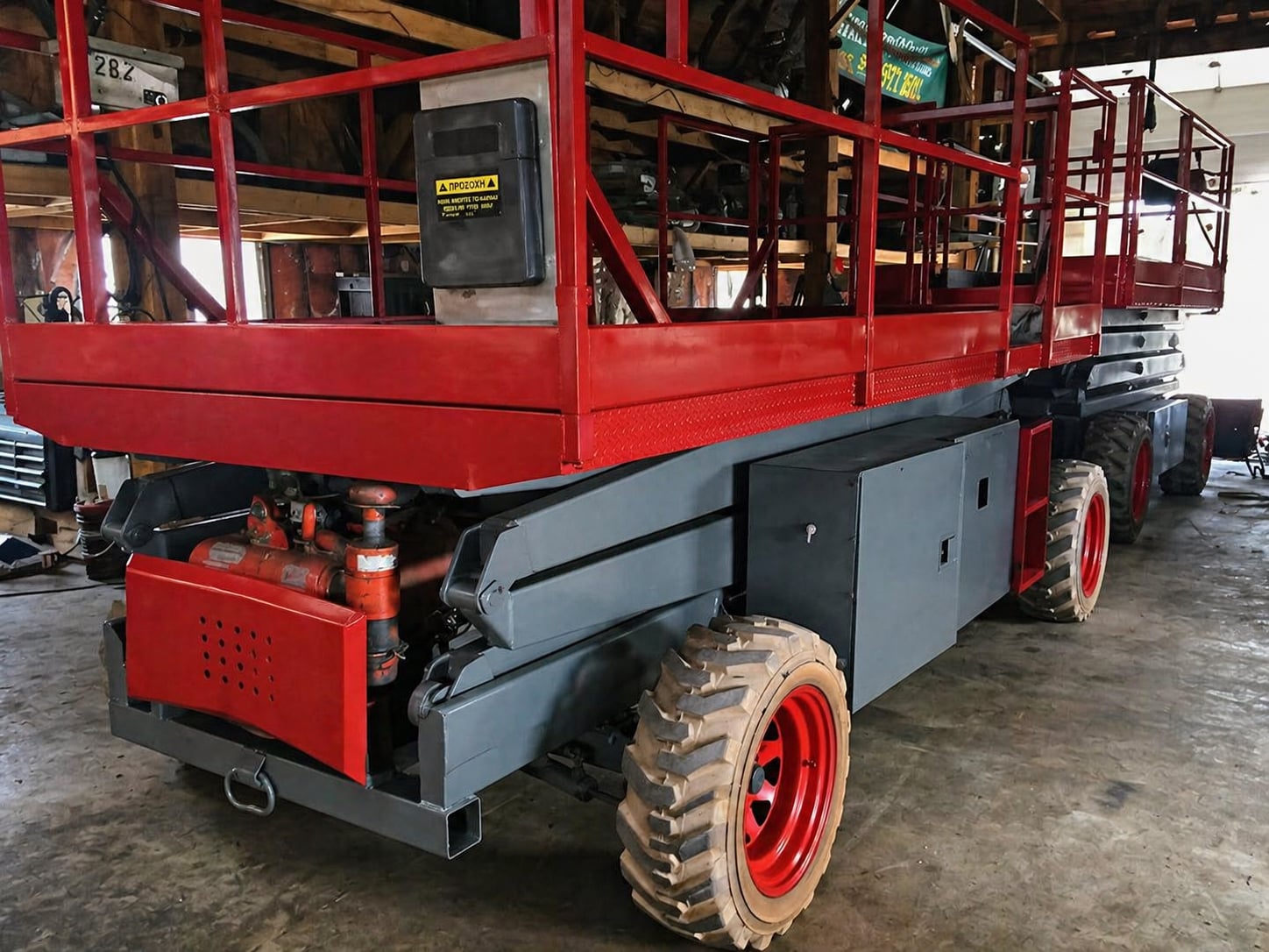 Man lifts being restored
