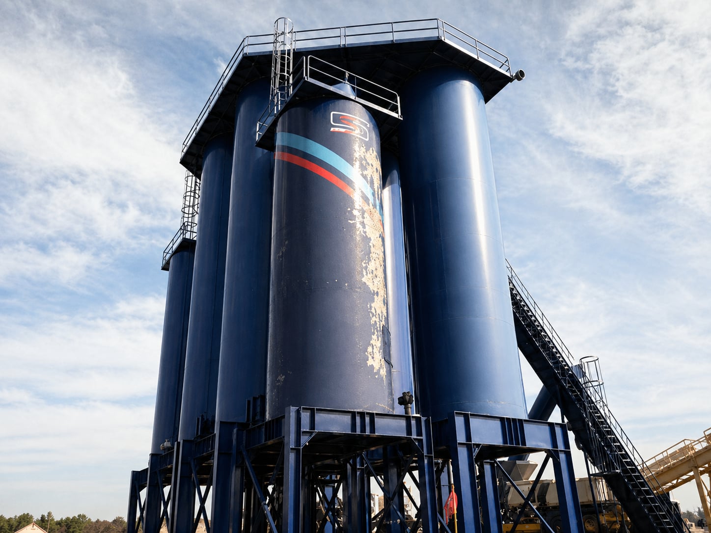 Before Industrial Silo