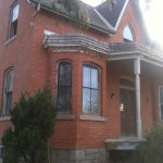 heritage home after sandblasting paint from brick